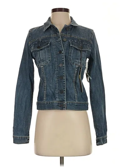 Pre-owned Kut From The Kloth Denim Jacket In Blue