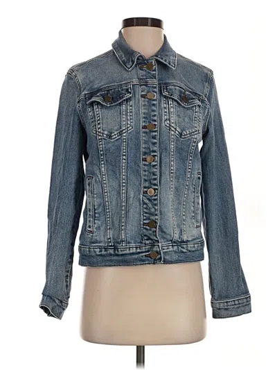 Pre-owned Kut From The Kloth Denim Jacket In Blue