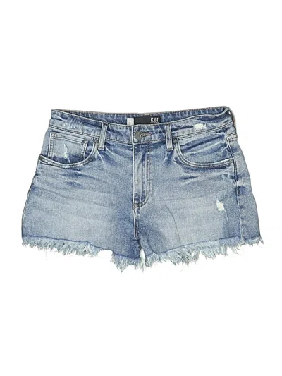 Pre-owned Kut From The Kloth Denim Shorts In Blue