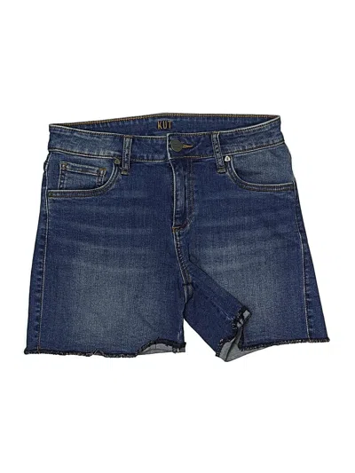 Pre-owned Kut From The Kloth Denim Shorts In Blue