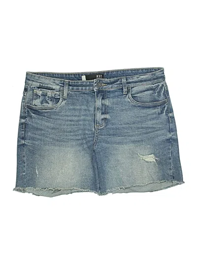 Pre-owned Kut From The Kloth Denim Shorts In Blue
