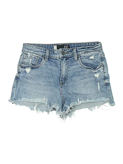 Pre-owned Kut From The Kloth Denim Shorts In Blue