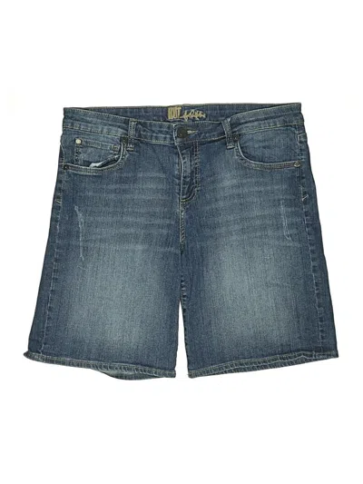 Pre-owned Kut From The Kloth Denim Shorts In Blue
