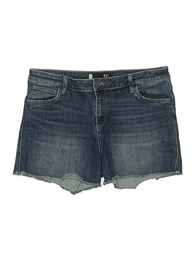Pre-owned Kut From The Kloth Denim Shorts In Blue