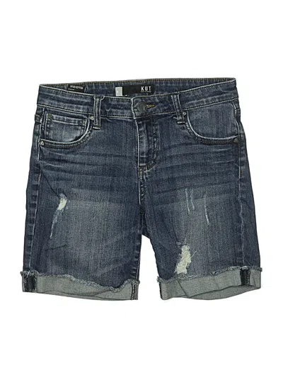 Pre-owned Kut From The Kloth Denim Shorts In Blue