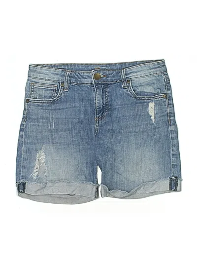 Pre-owned Kut From The Kloth Denim Shorts In Blue