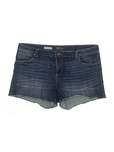 Pre-owned Kut From The Kloth Denim Shorts In Blue