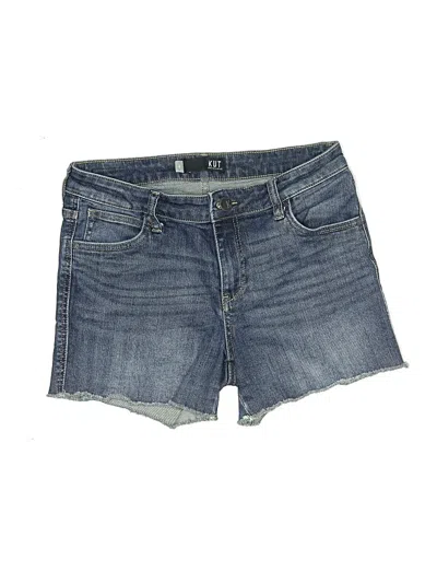 Pre-owned Kut From The Kloth Denim Shorts In Blue