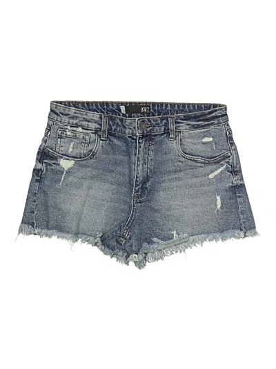 Pre-owned Kut From The Kloth Denim Shorts In Blue