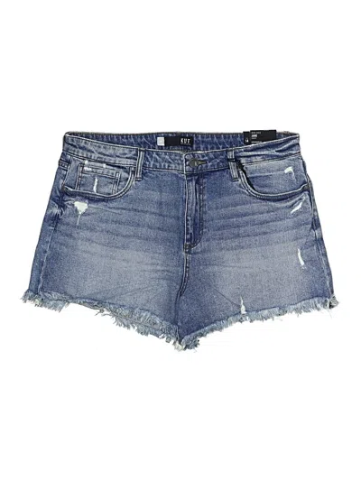 Pre-owned Kut From The Kloth Denim Shorts In Blue