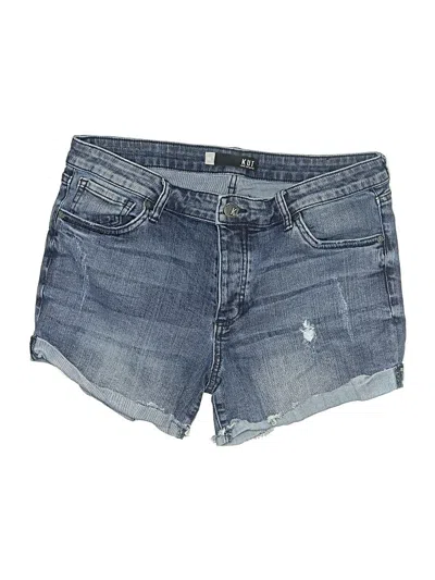 Pre-owned Kut From The Kloth Denim Shorts In Blue