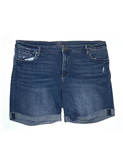 Pre-owned Kut From The Kloth Denim Shorts In Blue