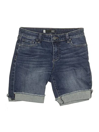Pre-owned Kut From The Kloth Denim Shorts In Blue
