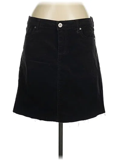 Pre-owned Kut From The Kloth Denim Skirt In Black
