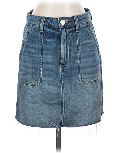Pre-owned Kut From The Kloth Denim Skirt In Blue