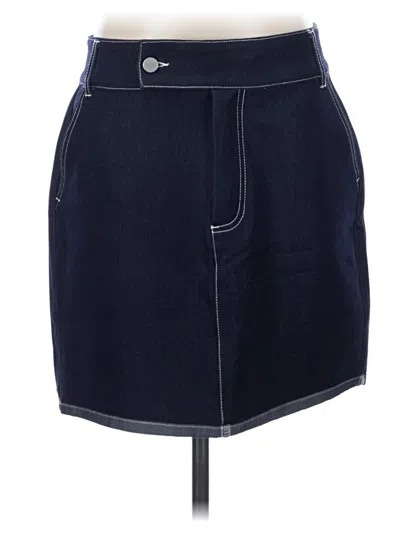 Pre-owned Kut From The Kloth Denim Skirt In Blue