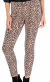 KUT FROM THE KLOTH DONNA ANKLE SKINNY IN BROWN/ROSE CHEETAH