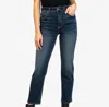 Kut From The Kloth Elizabeth High Rise Fab Ab Straight Leg Jeans In Resounding Wash In Multi
