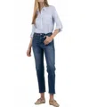 Kut From The Kloth Elizabeth High Rise Straight Leg Jeans In Dainty In Blue