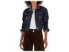 Kut From The Kloth Ella Button Front Jacket Contrast In Blue