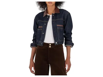 KUT FROM THE KLOTH ELLA BUTTON FRONT JACKET CONTRAST