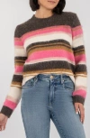 Kut From The Kloth Elvira Stripe Sweater In Multi