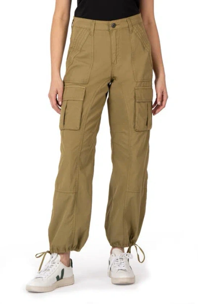 Kut From The Kloth Erika High Waist Utility Pants In Olive