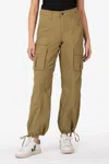 Kut From The Kloth Erika Utility Pant In Olive In Green