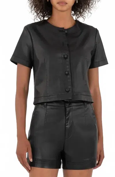 Kut From The Kloth Esmeray Button-up Shirt In Black