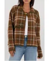 Kut From The Kloth Gemma Oversized Sweater Jacket In Brown In Brown