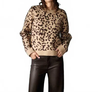 Kut From The Kloth Gisela Animal Print Sweater In Cheetah In Brown
