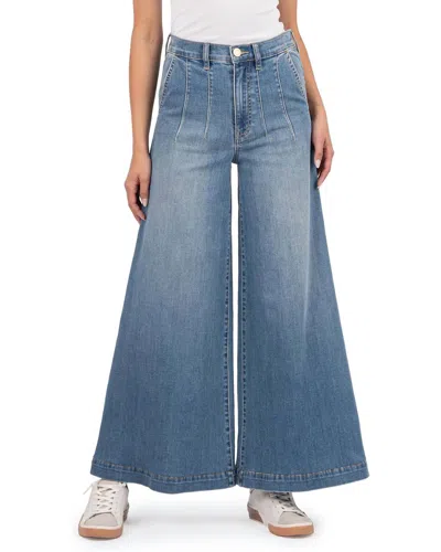 Kut From The Kloth Goldie High Rise Super Wide Leg Jeans In Unlimited In Multi