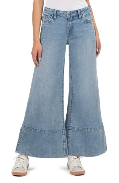 Kut From The Kloth Goldie High Waist Super Flare Jeans In Famous
