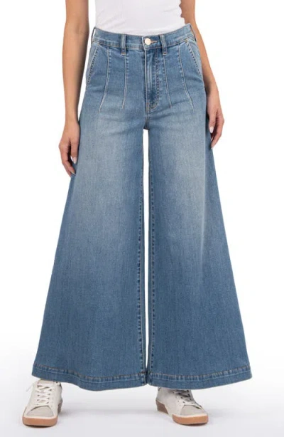 Kut From The Kloth Goldie High Waist Super Flare Jeans In Unlimited