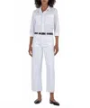 Kut From The Kloth Gwen High Rise Wide Leg Jean In Optic White In White