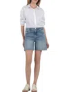 Kut From The Kloth Hailey High Rise Short In Focus With Medium Base Wash In Blue
