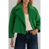 Kut From The Kloth Harper Crop Jacket In Green