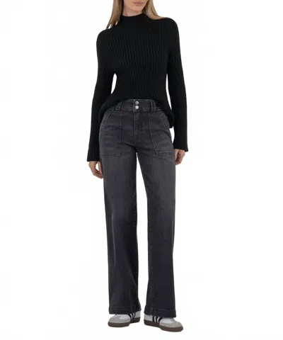 Kut From The Kloth Hera Turtleneck Sweater In Black