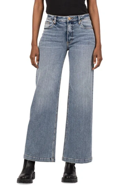 Kut From The Kloth High Waist Wide Leg Jeans In Enforce