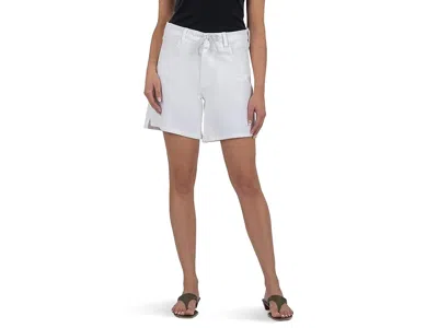 Kut From The Kloth Holly High-rise Shorts Basic Hem In White