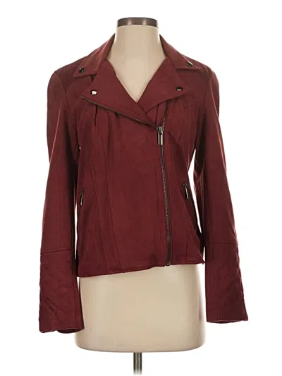 Pre-owned Kut From The Kloth Jacket In Burgundy