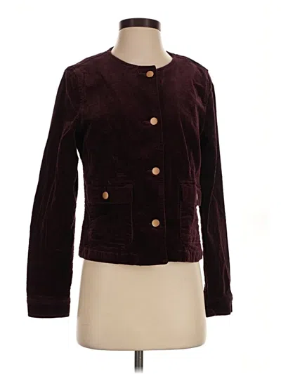 Pre-owned Kut From The Kloth Jacket In Burgundy
