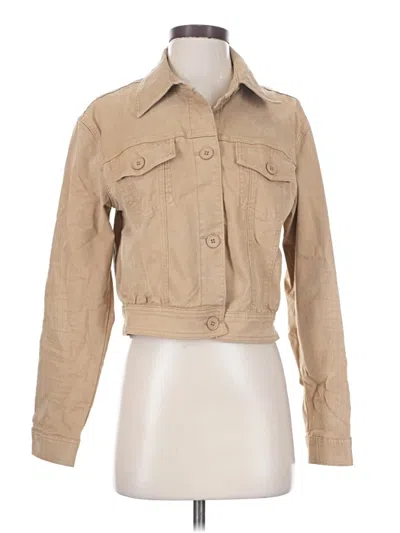 Pre-owned Kut From The Kloth Jacket In Tan