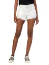 Kut From The Kloth Jane High Waist Cutoff Denim Shorts In White