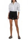 Kut From The Kloth Jane High Rise Long Shorts In Black In Black