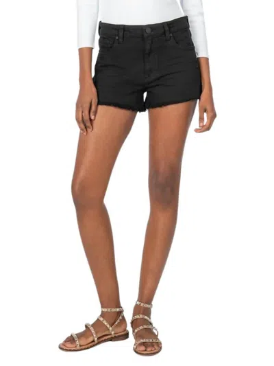 Kut From The Kloth Jane High Rise Short In Black