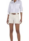 Kut From The Kloth Jane High Rise Shorts In Ecru In White