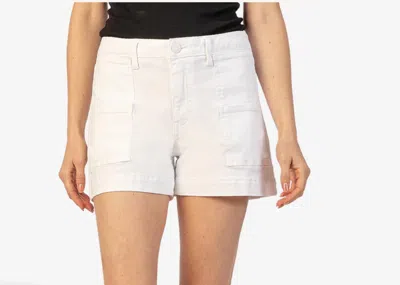 Kut From The Kloth Jane High Rise Short In White