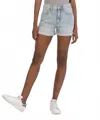 Kut From The Kloth Jane High Rise Shorts In Encourage Wash In Blue