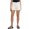 Kut From The Kloth Jane High Waist Denim Shorts In Ecru